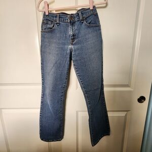 Levi's Women's Boot Cut Jeans in Deep Blue